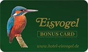 Die Kundenkarte/Bonuskarte im Hotel Eisvogel