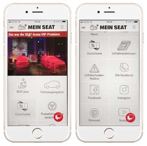 Die Kundenkarten-App bei SEAT