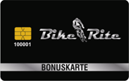 Die Kundenkarte bei Bike Rite